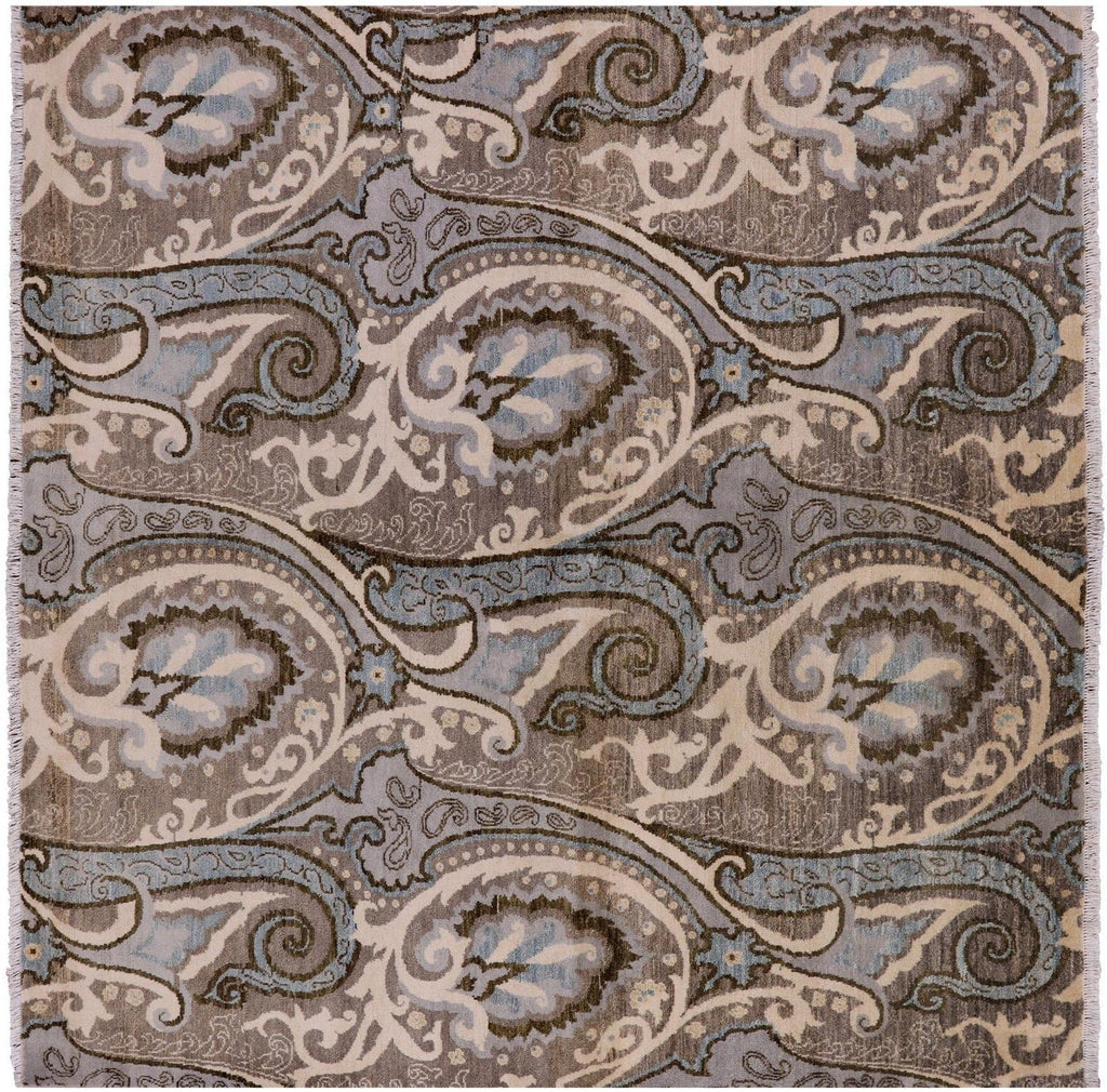 Square Handmade William Morris Rug - Manhattan Rugs