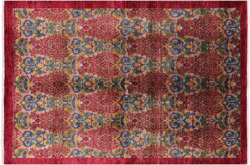 Hand Knotted William Morris Wool Rug - Manhattan Rugs