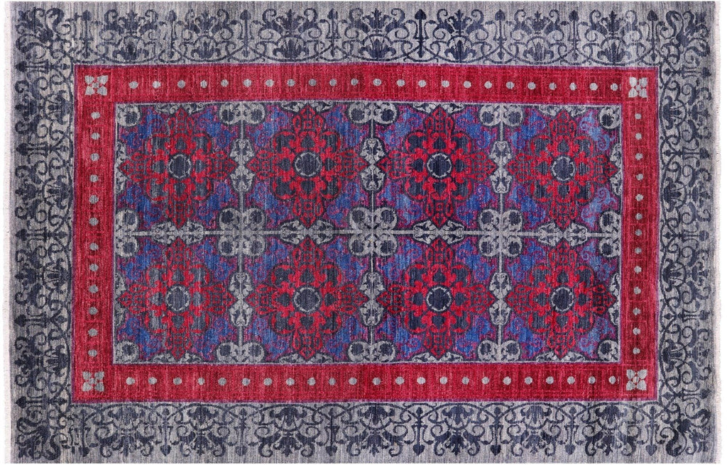 Hand-Knotted William Morris Wool Rug - Manhattan Rugs