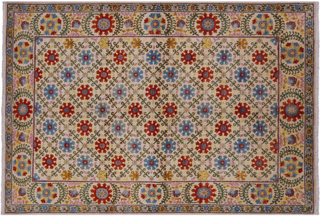 Handmade William Morris Wool Rug - Manhattan Rugs