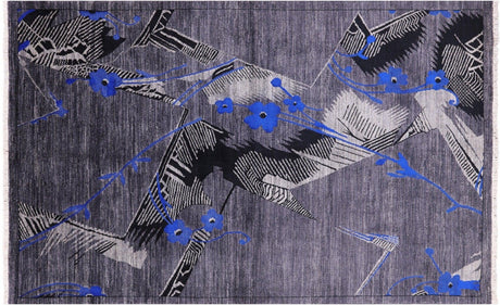 Hand Knotted William Morris Wool Rug - Manhattan Rugs