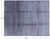 Grey Hand Knotted Wool & Silk Savannah Gabbeh Rug 7' 11" X 10' 0" - P7249