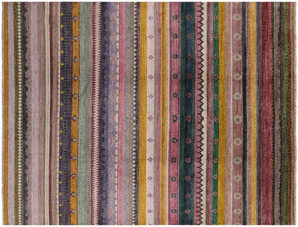 Hand Knotted Loribaft Persian Gabbeh Area Rug - Manhattan Rugs