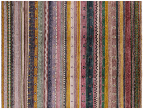 Hand Knotted Loribaft Persian Gabbeh Area Rug - Manhattan Rugs