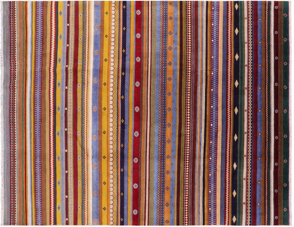 Hand Knotted Loribaft Persian Gabbeh Rug - Manhattan Rugs