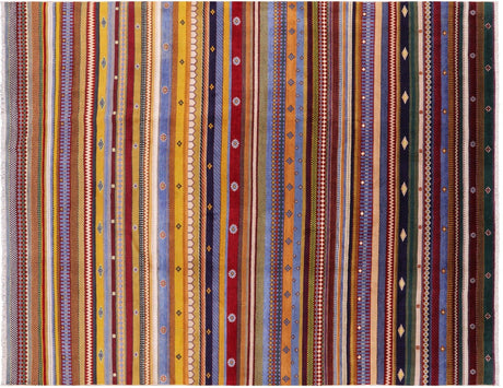 Hand Knotted Loribaft Persian Gabbeh Rug - Manhattan Rugs