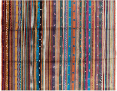 Hand Knotted Persian Gabbeh Loribaft Area Rug - Manhattan Rugs