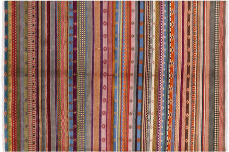 Persian Gabbeh Loribaft Hand Knotted Rug - Manhattan Rugs