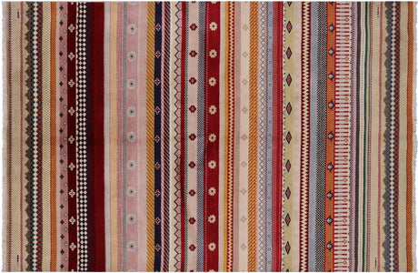 Gabbeh Loribaft Hand Knotted Wool Rug - Manhattan Rugs