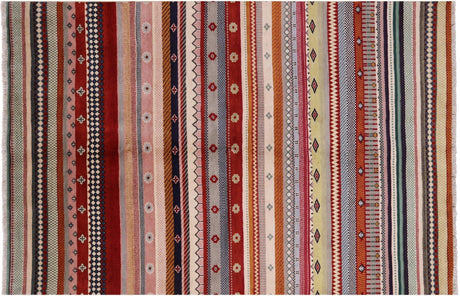 Loribaft Persian Gabbeh Hand-Knotted Area Rug - Manhattan Rugs