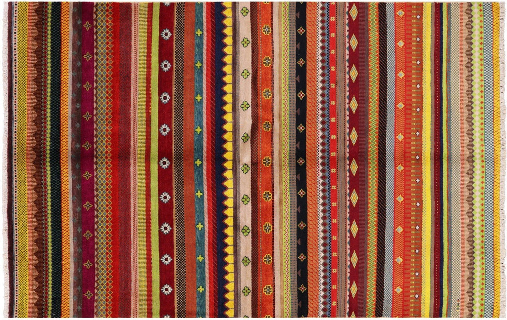 Handmade Gabbeh Loribaft Wool Rug - Manhattan Rugs