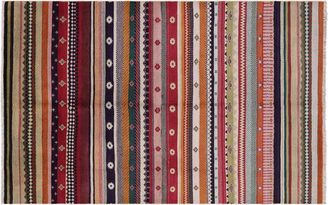 Hand-Knotted Gabbeh Loribaft Rug - Manhattan Rugs