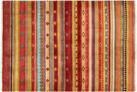 Handmade Persian Gabbeh Loribaft Rug - Manhattan Rugs