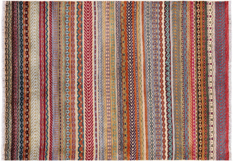 Loribaft Persian Gabbeh Hand Knotted Area Rug - Manhattan Rugs