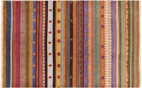 Loribaft Hand-Knotted Persian Gabbeh Rug - Manhattan Rugs