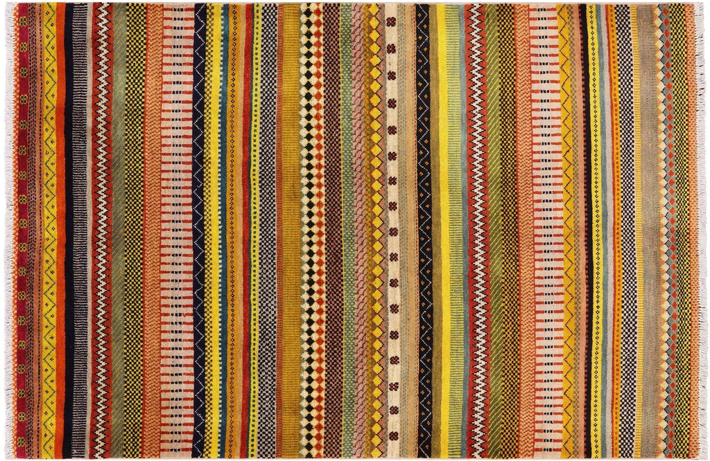 Handmade Loribaft Persian Gabbeh Rug - Manhattan Rugs