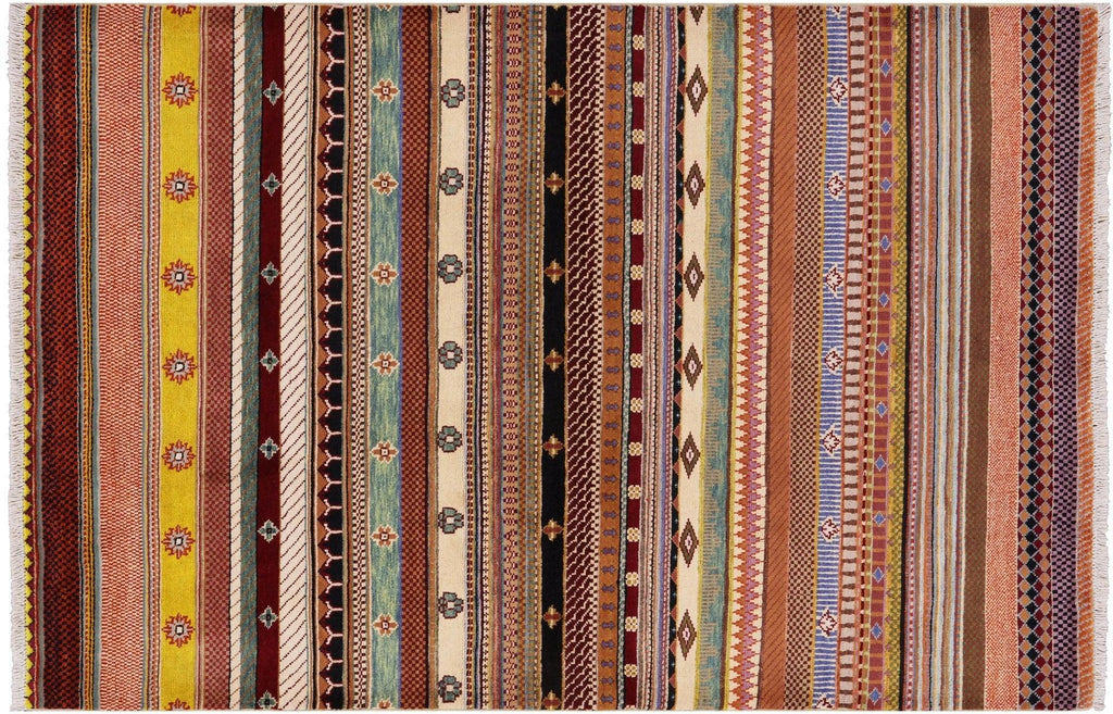 Loribaft Hand Knotted Persian Gabbeh Rug - Manhattan Rugs