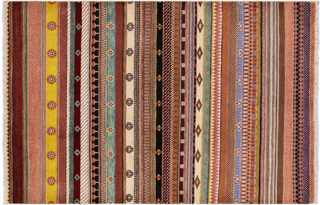 Loribaft Hand Knotted Persian Gabbeh Rug - Manhattan Rugs