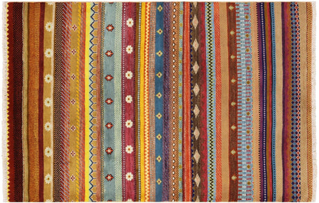 Persian Gabbeh Loribaft Handmade Rug - Manhattan Rugs