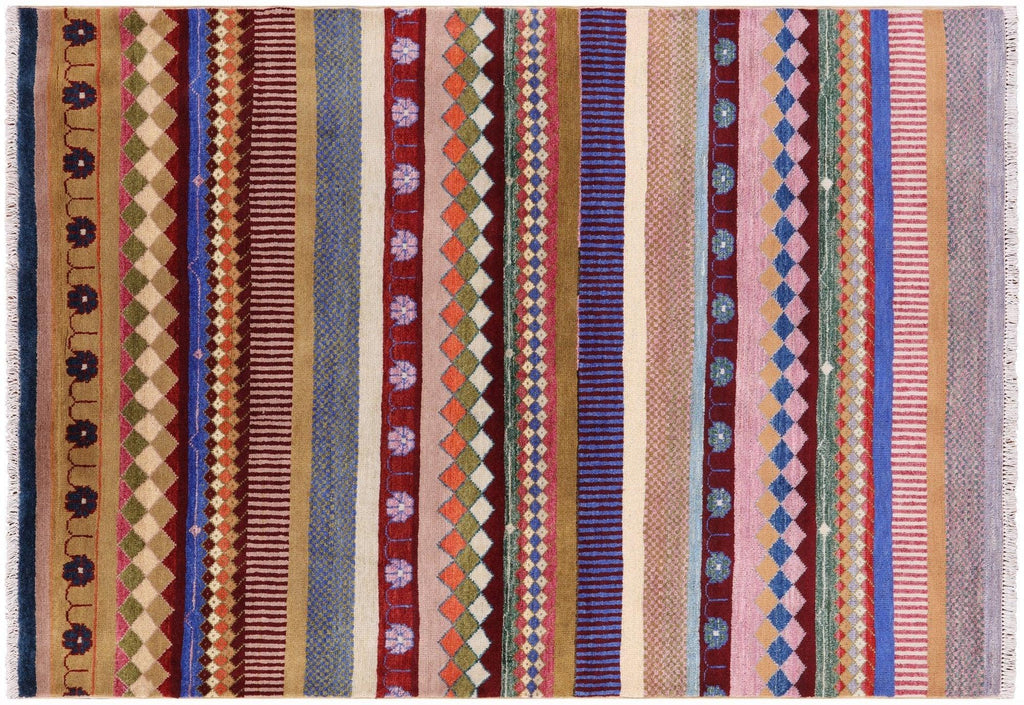 Handmade Gabbeh Loribaft Wool Rug - Manhattan Rugs