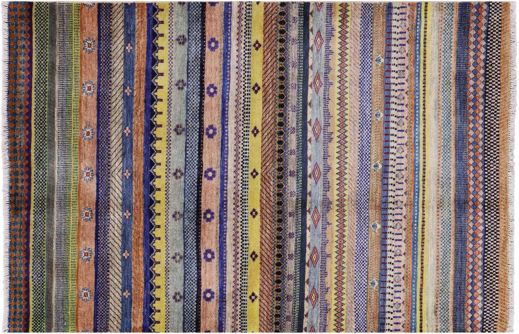 Hand-Knotted Persian Gabbeh Loribaft Wool Rug - Manhattan Rugs