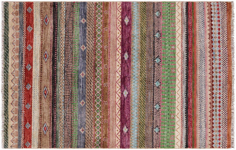 Handmade Gabbeh Loribaft Wool Rug - Manhattan Rugs