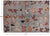 Grey 6' 0" X 8' 7" Butterflies Persian Gabbeh Handmade Area Rug - P7874