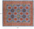 Blue Handmade Fine Serapi Area Rug 8' 2" X 9' 9" - P8045