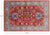 Red 4' 11" X 6' 11" Fine Serapi Hand-Knotted Khotan Design Rug - P8061