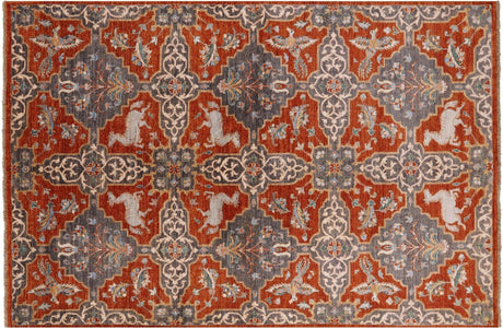Fine Serapi Hand-Knotted Wool Area Rug - Manhattan Rugs