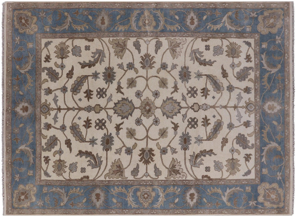Hand Knotted Oushak Area Rug - Manhattan Rugs