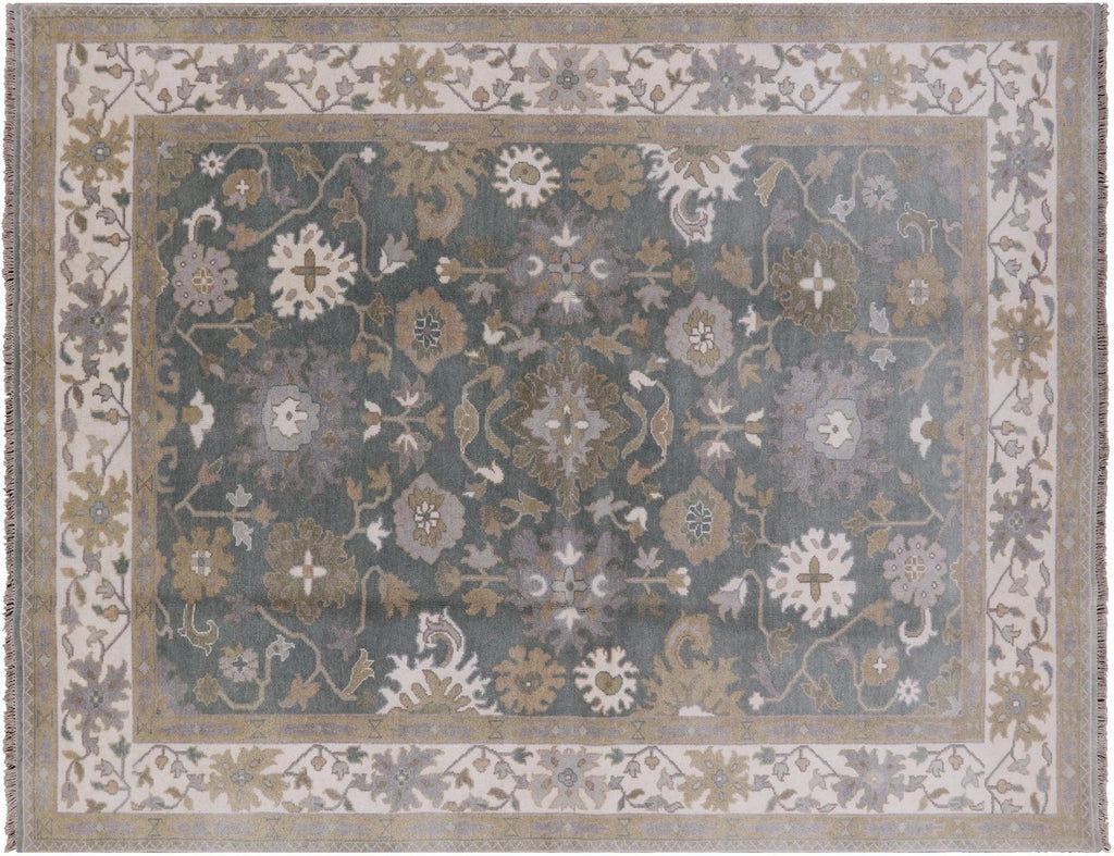 Hand Knotted Oushak Wool Rug - Manhattan Rugs