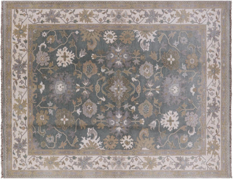 Hand Knotted Oushak Wool Rug - Manhattan Rugs