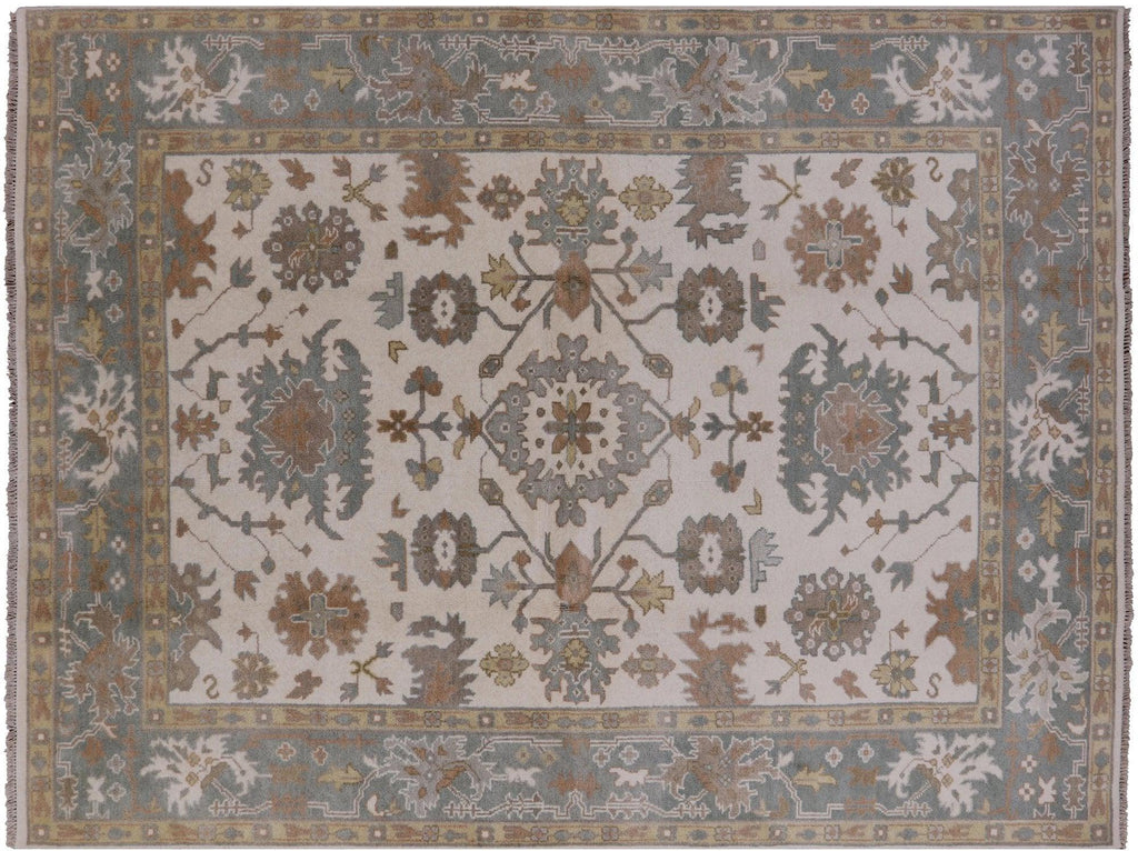 Oushak Handmade Wool Area Rug - Manhattan Rugs