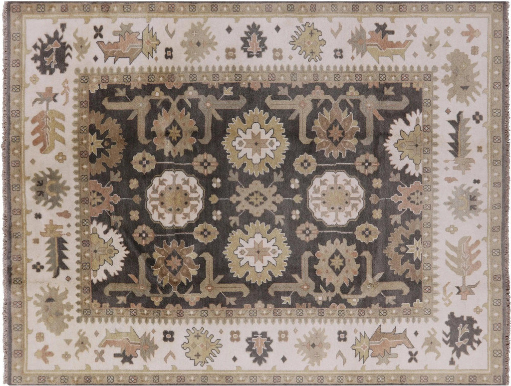 Hand Knotted Oushak Wool Rug - Manhattan Rugs