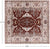6' Square Turkish Oushak Handmade Wool Area Rug - P8412