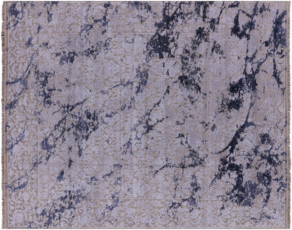 Hand Knotted Persian Wool & Silk Rug - Manhattan Rugs