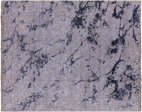 Hand Knotted Persian Wool & Silk Rug - Manhattan Rugs