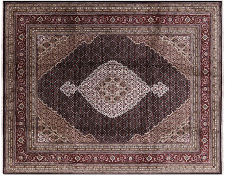 Persian Tabriz Wool & Silk Hand Knotted Rug - Manhattan Rugs