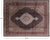 Black 8' 3" X 10' 6" Persian Tabriz Wool & Silk Hand Knotted Rug - P8631
