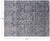 Grey 7' 10" X 9' 8" Handmade Modern Wool & Silk Rug - P8642