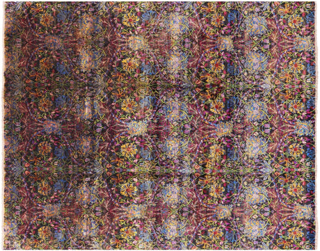 Hand Knotted Persian Silk Rug - Manhattan Rugs
