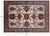 6' 7" X 9' 6" Fine Serapi Handmade Wool Area Rug - P8711