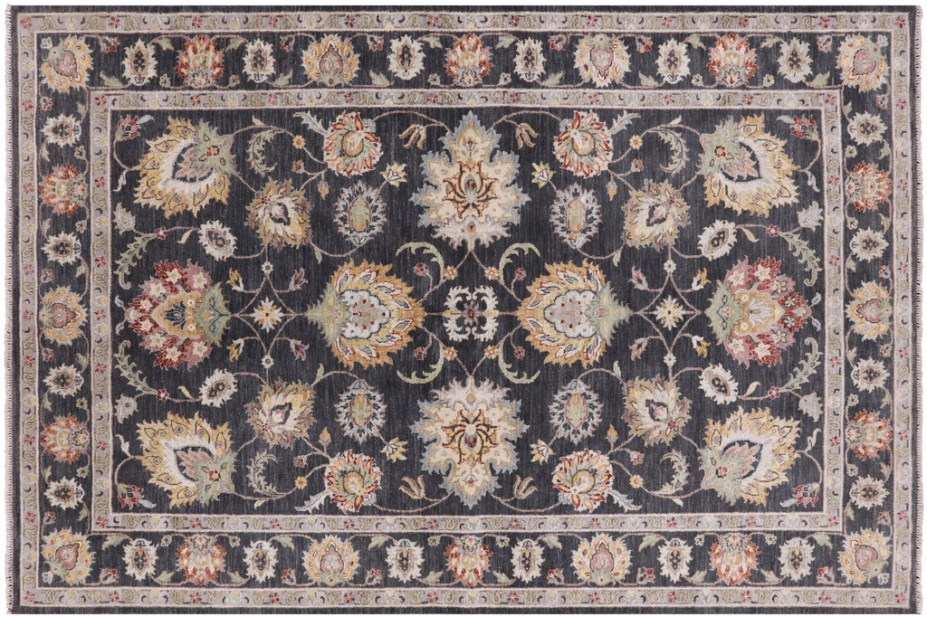 Turkish Oushak Hand knotted Wool Area Rug - Manhattan Rugs