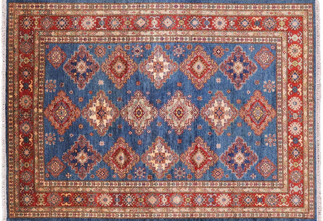 Hand Knotted Super Kazak Wool Rug - Manhattan Rugs