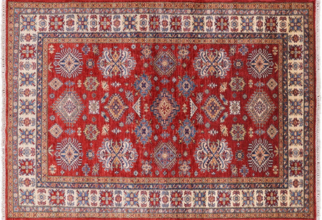 Super Kazak Handmade Wool Area Rug - Manhattan Rugs