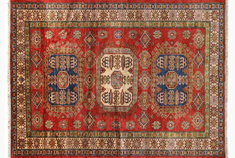 Hand Knotted Super Kazak Wool Rug - Manhattan Rugs