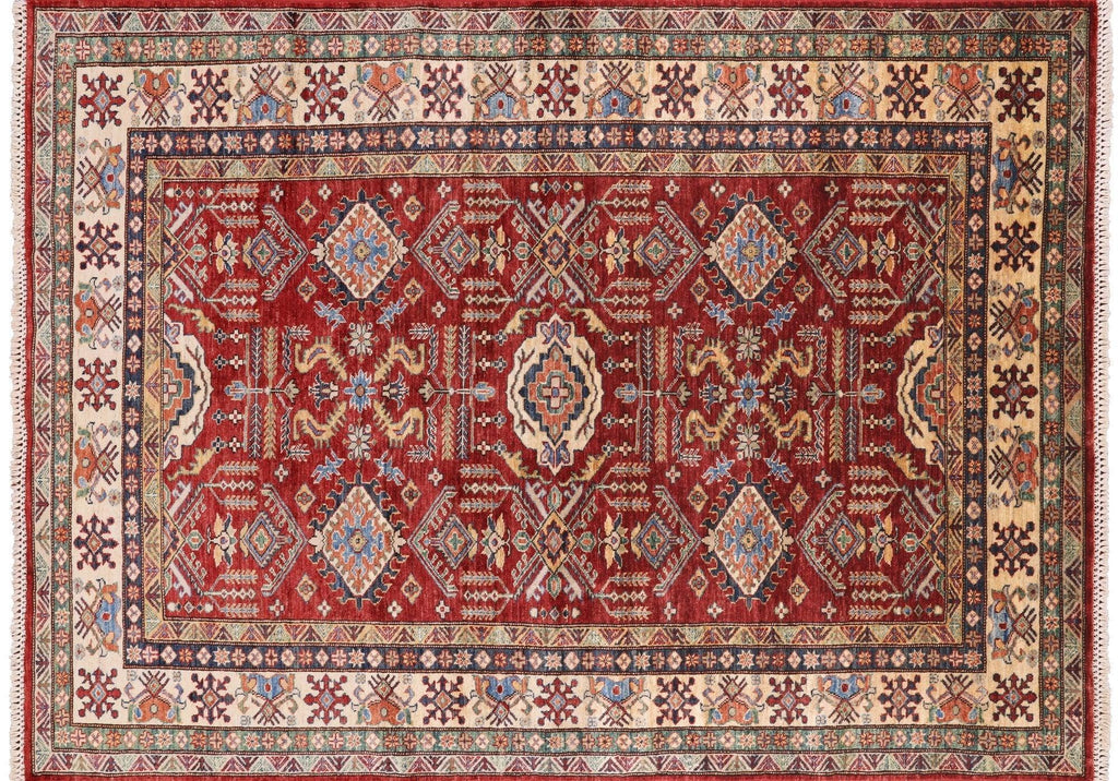 Handmade Super Kazak Wool Area Rug - Manhattan Rugs