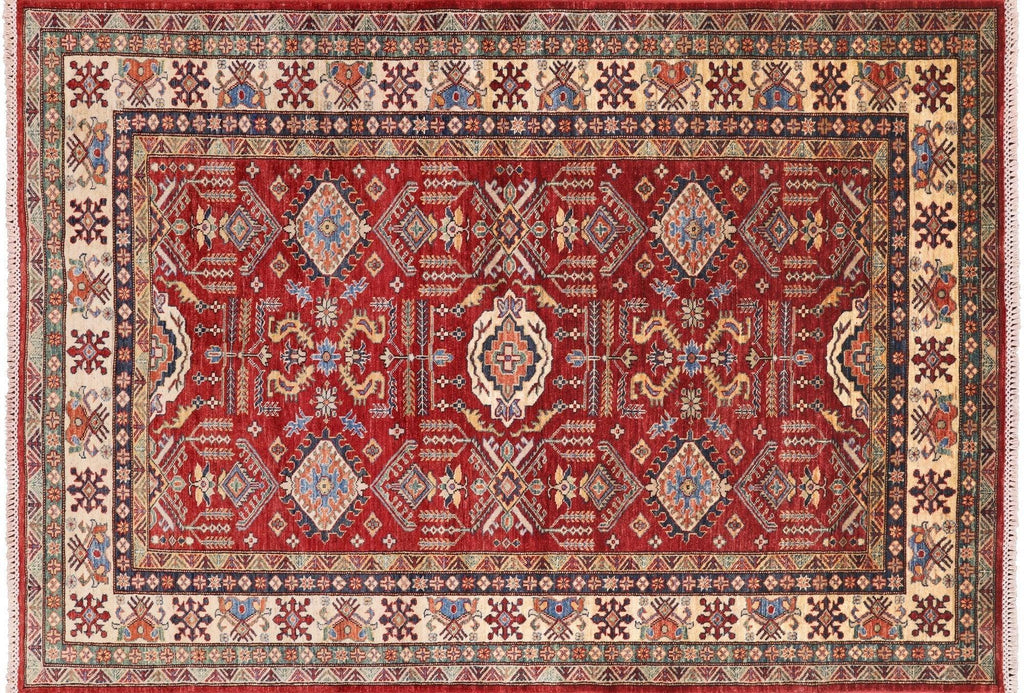 Hand Knotted Super Kazak Area Rug - Manhattan Rugs