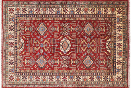 Hand Knotted Super Kazak Area Rug - Manhattan Rugs